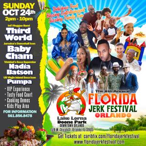 Caribbean Legends Third World, Baby Cham, Nadia Batson, and Pumpa Invade the Florida Jerk Festival: Orlando Edition