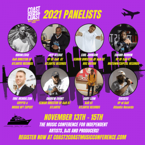 Coast 2 Coast Music Conference 2021 Panelists