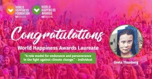 Greta Thunberg World Happiness Awards