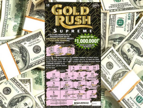 Florida Man Strikes GOLD With $1,000,000 Scratch-Off Win