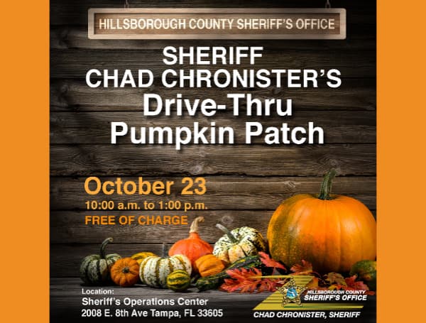 Sheriff Chad Chronister To Host Drive-Thru Pumpkin Patch