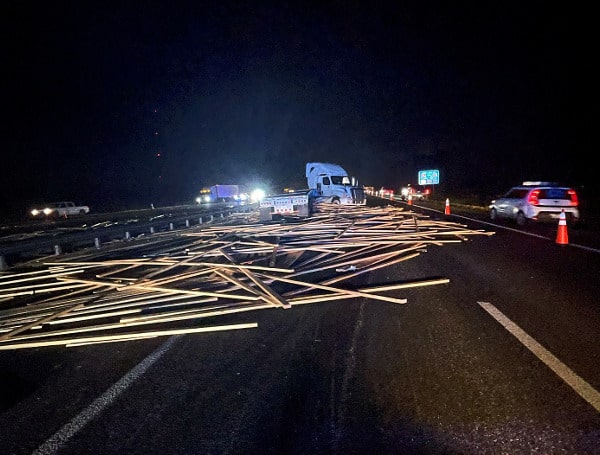 Florida Highway Patrol: Crash On I-75 Left Highway Covered In Lumber