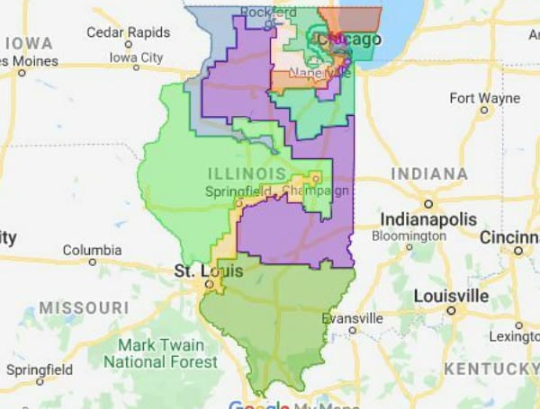 Illinois Democrats Seek To Maximize Their Party’s Seats, Axe Republicans In New Proposed Congressional Map