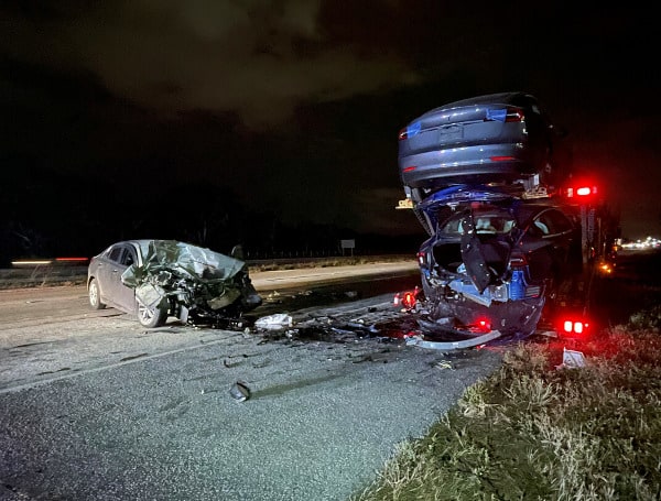 Tampa Man Seriously Injured After Crashing Into Truck Transporting Tesla’s