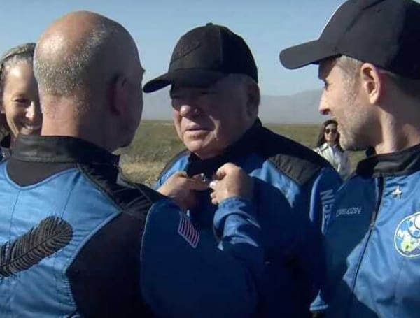 ‘Suddenly You’re Through The Blue And You’re Into Black’: William Shatner Returns From Space Aboard Blue Origin Rocket