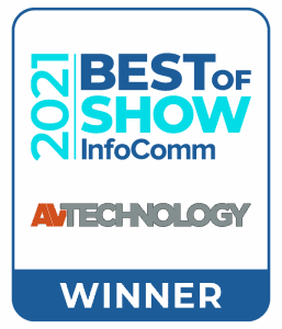 InfoComm | Orlando, November 1st, 2021 — VisibilityOne wins Best of Show in AVTechnology at InfoComm 2021