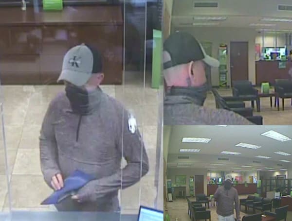 Second Brandon Bank Robbed In 4 Days, Suspect Sought By Deputies