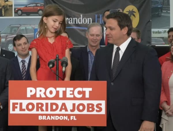 Florida 2nd Grader Suspended 38 Days From School Joined Gov. DeSantis For Signing Of Legislation