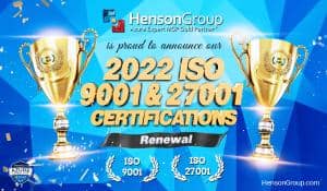 Managed Service Provider Henson Group Receives  Seal of Approval with Two Certifications