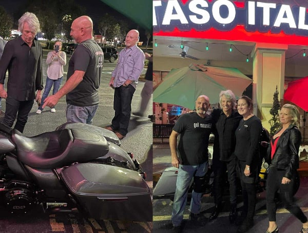 “Steel Horse I Ride” Jon Bon Jovi Makes A Stop At Pasco County Restaurant