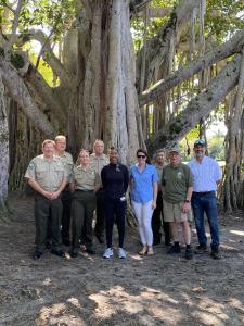 Representative Anika T. Omphroy Tours  Hugh Taylor Birch State Park