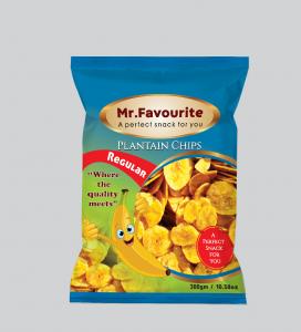 Mr. Favourite Healthy Plantain Chips Come in Three Flavors: Original, Sour Cream and Onion, and Garlic