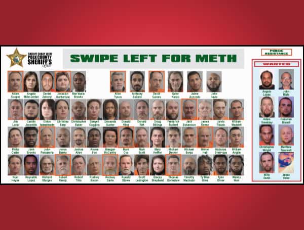 68 Charged In Florida Social Media And Dating App Undercover Drug Sting “Swipe Left For Meth”