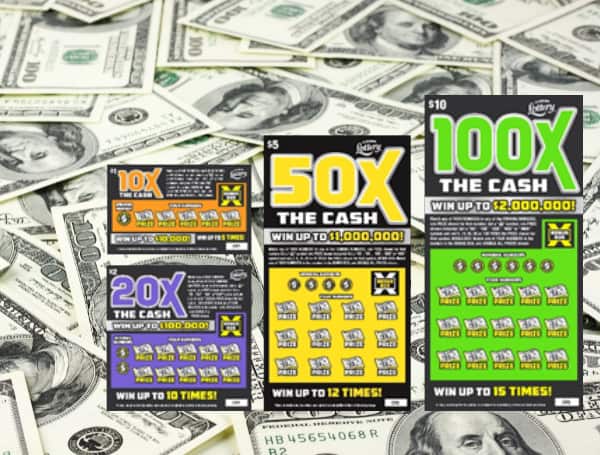 Florida Lottery Launches 4 New Muliplier Scratch-Off Games