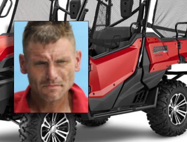 Florida Man On Stolen ORV Stops To Ask Homeowner To Charge Ankle Monitor, Arrested