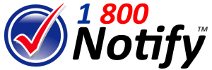 1-800 NOTIFY LOGO