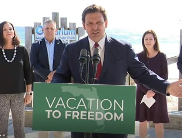 “Vacation To Freedom” Florida Gov. DeSantis Highlights States Record-Breaking Tourism Numbers