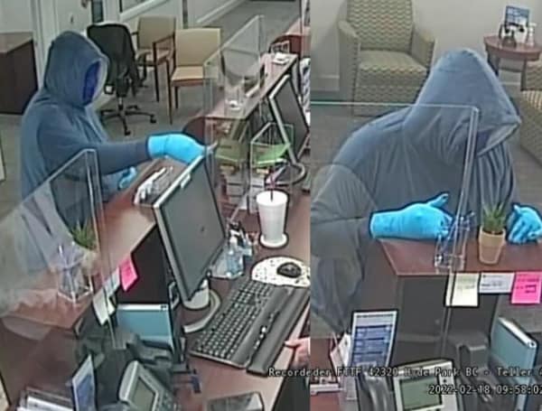 Bank Robbery Suspect Apologizes Before Leaving With The Cash, Tampa Police Seek To Identify