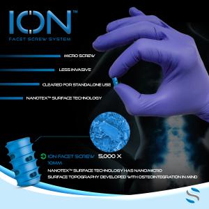 SurGenTec® Announces FDA Clearance and Launch of ION™ Screw, Smallest Posterior Spinal Fixation Implant To Market