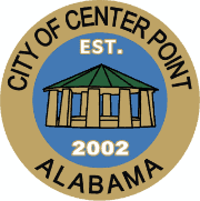 Image of logo with a house that says center point alabama