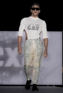 “Just Say Gay” Artwear Fashion Designer Christian Cruz Makes A Political Statement With New Fashion Line, CX2D