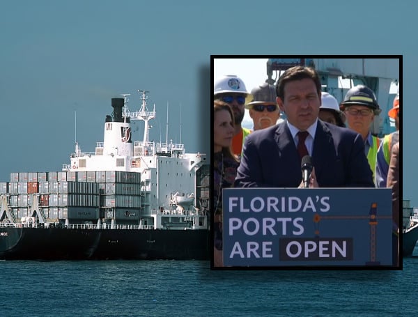 DeSantis Announces Shipping Company Backlogged In California Now Shifting Operations To Florida