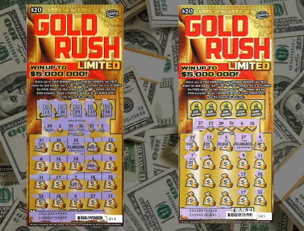 Two Florida Players Win $1,000,000 Each On Gold Rush Limited Scratch-Off