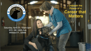 GUARDIAN ANGELS MEDICAL SERVICE DOGS TO HOLD CAREER DAY