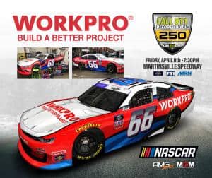 WORKPRO® TOOLS Springs into Martinsville Speedway with their new lineup of tools for spring