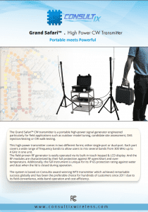 Consultix Grand Safari Series to support CBRS, C-Band High Power CW Small & Macro Cell Deployments by DAStronix USA