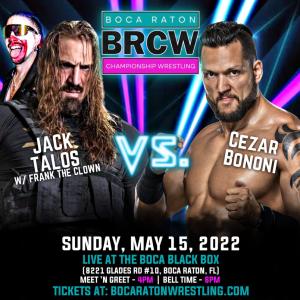 The Giant Jack Talos vs AEW Superstar Cezar Bonini