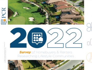 PRIVATE COMMUNITIES REGISTRY RELEASES 2022 SURVEY RESULTS OF HOMEBUYERS AND RENTERS RESEARCHING LIFESTYLE COMMUNITIES