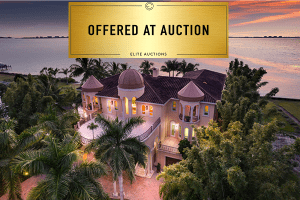 ELITE AUCTIONS Announces July 9 Auction of $6.495 Million 6,000+ Sq Ft Bayfront Mansion in Sarasota, FL