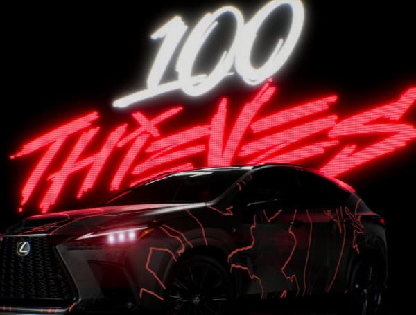 Lexus Creates Customized NX To Commemorate 100 Thieves ESports Championship