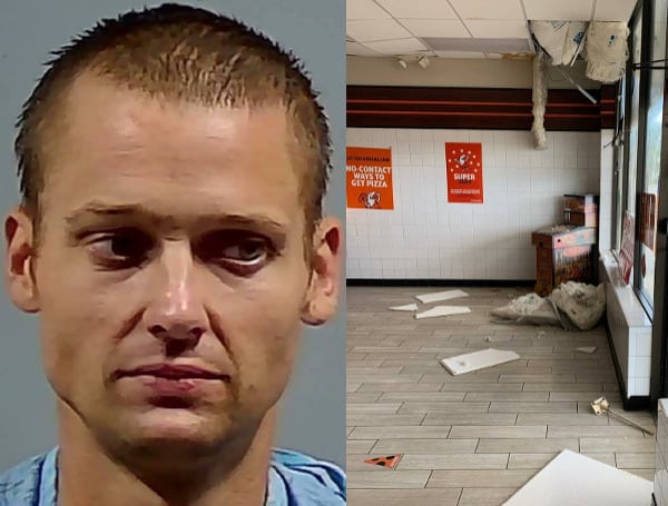 Florida Man Dressed In Boxers And Socks Arrested After Locking Himself Into Little Caesars He Burglarized