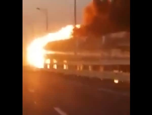 Huge Explosion Rocks Kerch Bridge Connecting Crimea And Russia