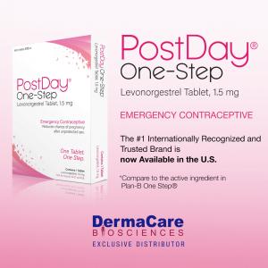 Dermacare BioSciences Acquires Exclusive Distribution for Affordable Emergency Contraceptive “PostDay®-One Step” in USA