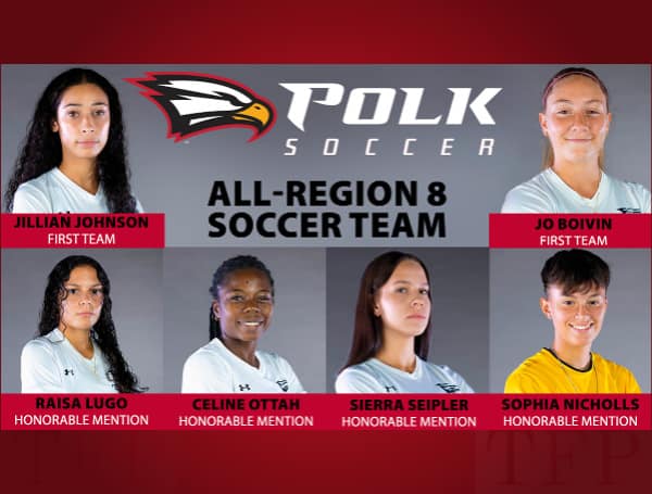 Six Polk State Soccer Players Earn All-Region 8 Honors