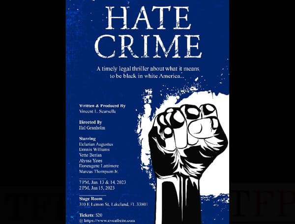 “Hate Crime” To Be Staged At Lakeland’s Stage Room