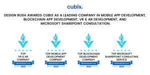 CUBIX RECOGNIZED AS A TOP MOBILE APP DEVELOPMENT COMPANY BY DESIGNRUSH