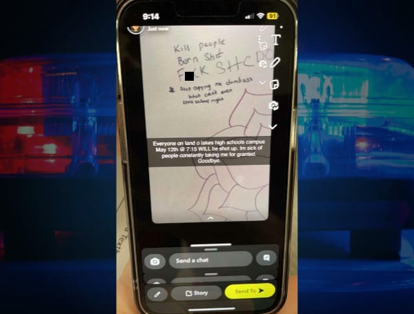 Pasco Deputies Investigating Land O’ Lakes High School Threat After Snapchat Message Spreads