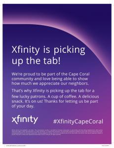 Xfinity works with local Small Business LadyCakes Bakery in Cape Coral, FL