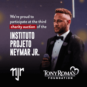 Romacorp, Inc. Announces the First Beneficiary of the Tony Roma’s Foundation is the Instituto Projeto Neymar Jr.