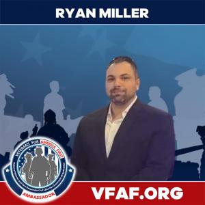 Ryan Miller with Spartan Private Security,  Navy Veteran,  joins VFAF Veterans for Trump as Ambassador