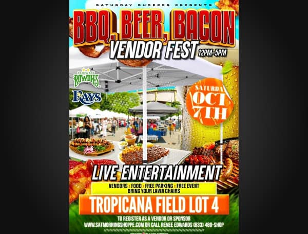 Saturday Shoppes Returns To Tropicana Field October 7th With Beer, BBQ, And Bacon Festival