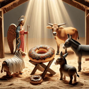 Carrie Serbaty-Disturbing New Christmas Theme: AI as Divinity