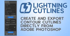 Lightning CutLines Plug-in makes it easy to create Cut Contour Lines directly in Adobe Photoshop