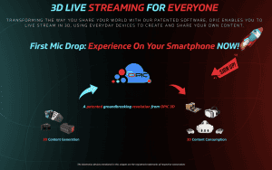 OPIC Technologies Unveils ‘3D Livestream’: The First VR App for Real-Time 3D Live-Streaming