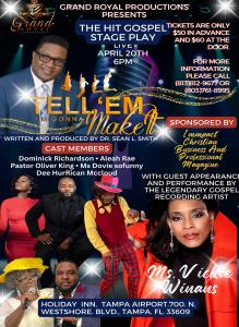 Gospel Living Legend Vickie Winans Takes the Stage in “Tell ‘em I’m Gonna Make It” A Hit Gospel Stage Play