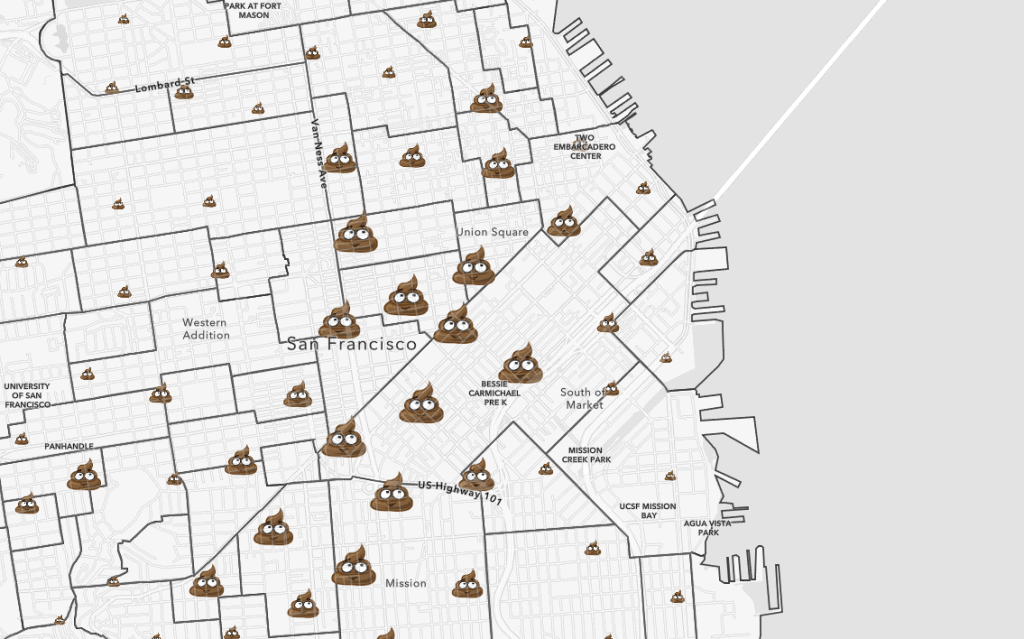 San Francisco "Poop Map" A